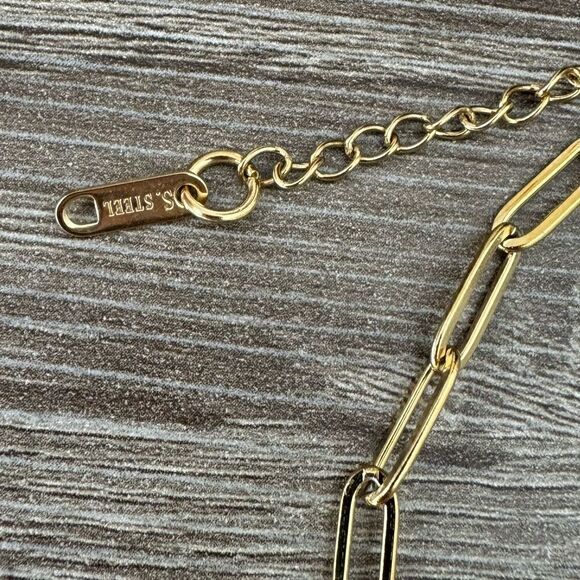 Trendy style chain necklace A1052 - Picture 4 of 5